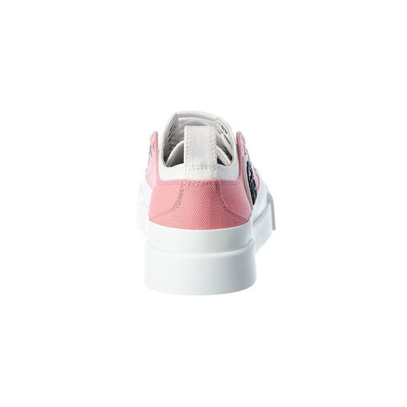 Dolce & Gabbana Dg Logo Portofino Light Canvas Sneaker, Pink - Picture 3 of 5